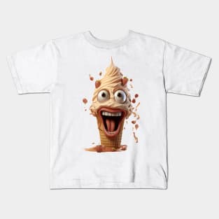 ICE CREAM SKULL Kids T-Shirt